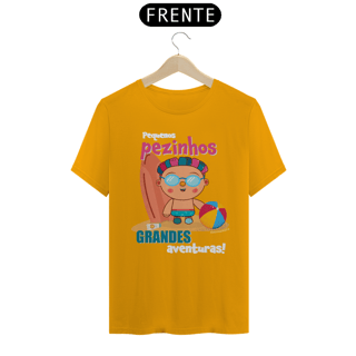 Nome do produto Camiseta Quality Pequenos Pezinhos Grandes Aventuras