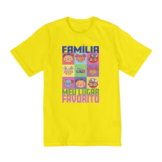 Nome do produto Camiseta Infantil Quality Família Meu Lugar Favorito (10 a 14)