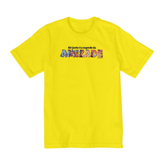 Nome do produto Camiseta Infantil Quality Amizade (10 a 14)