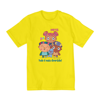 Camiseta Infantil Quality Juntos Tudo é Mais Divertido (2 a 8)