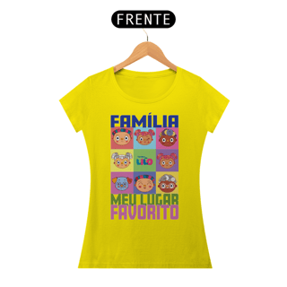 Nome do produto Camiseta Feminina Família Meu Lugar Favorito