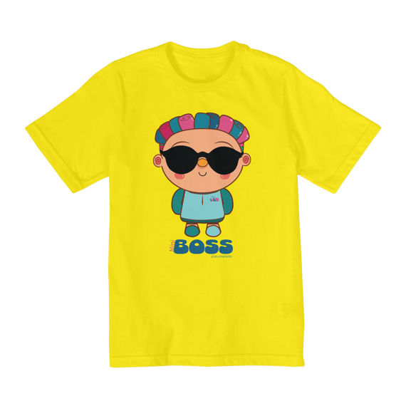 Camiseta Infantil Quality Mini Boss (10 a 14)