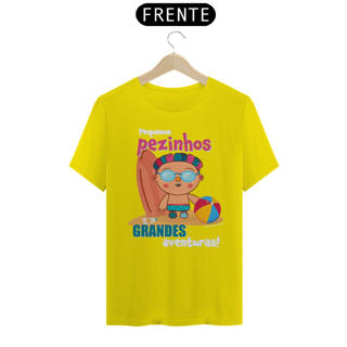 Nome do produto Camiseta Quality Pequenos Pezinhos Grandes Aventuras