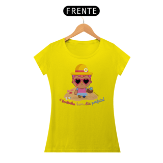 Nome do produto Camiseta Feminina Quality Ventinho Bom Dia Perfeito