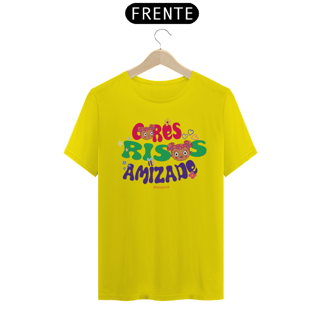 Nome do produto Camiseta Quality Cores Risadas Amizade
