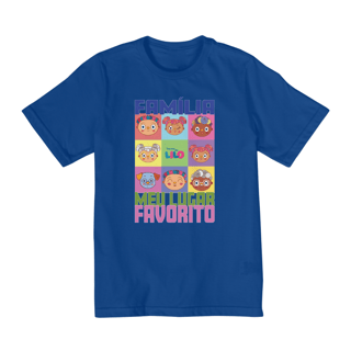 Nome do produto Camiseta Infantil Quality Família Meu Lugar Favorito (10 a 14)