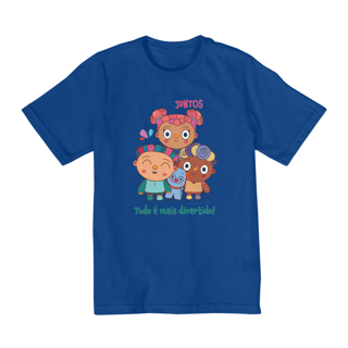 Nome do produto Camiseta Infantil Quality Juntos Tudo é Mais Divertido (2 a 8)