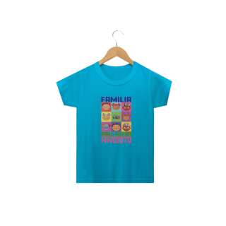 Nome do produto Camiseta Infantil Classic Família Meu Lugar Favorito