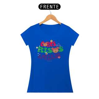 Nome do produto Camiseta Feminina Quality Cores Risadas Amizade