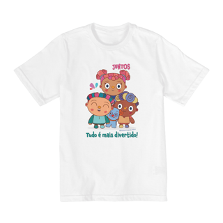 Nome do produto Camiseta Infantil Quality Juntos Tudo é Mais Divertido (2 a 8)