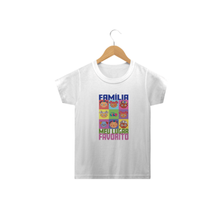Camiseta Infantil Classic Família Meu Lugar Favorito