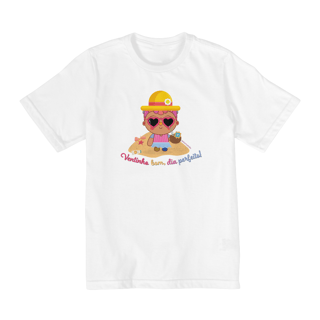 Camiseta Infantil Quality Ventinho Bom Dia Perfeito (2 a 8)