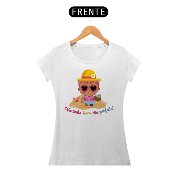 Camiseta Feminina Quality Ventinho Bom Dia Perfeito