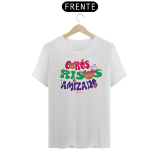 Nome do produto Camiseta Quality Cores Risadas Amizade