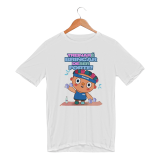 Nome do produto Camiseta Sport Dry Treinar é Brincar de Ser Forte