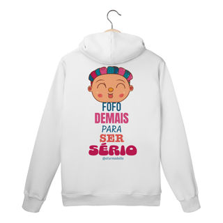 Moletom Canguru Fofo Demais Para Ser Sério