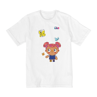 Nome do produto Camiseta Infantil Quality Borboletas (10 A 14)