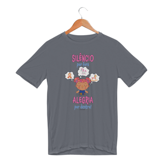 Nome do produto Camiseta Sport Dry Silêncio por fora
