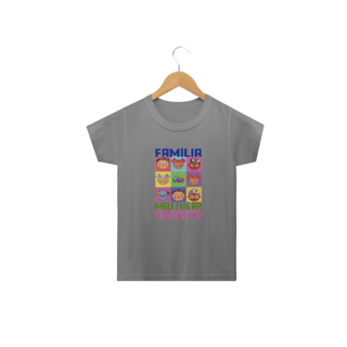 Nome do produto Camiseta Infantil Classic Família Meu Lugar Favorito