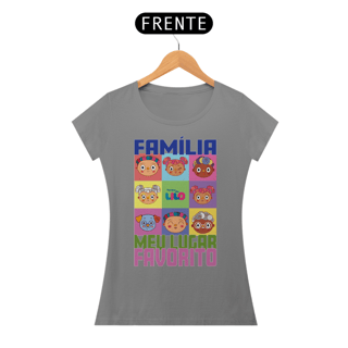 Nome do produto Camiseta Feminina Família Meu Lugar Favorito