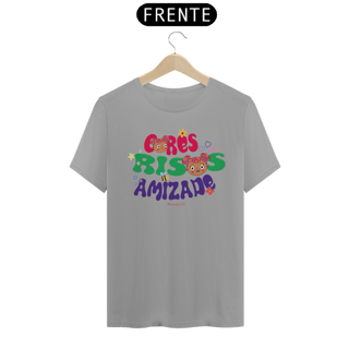 Nome do produto Camiseta Quality Cores Risadas Amizade