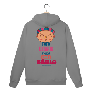 Nome do produto Moletom Canguru Fofo Demais Para Ser Sério
