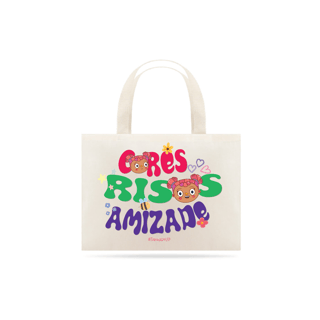 Eco Bag Cores Risadas Amizade