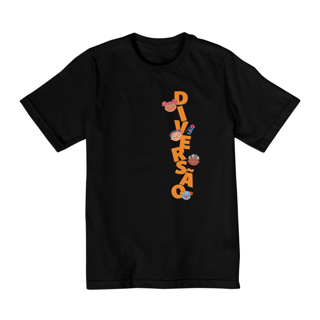 Nome do produto Camiseta Infantil Quality Diversão (10 a 14)