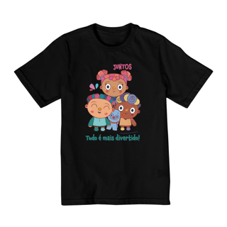 Nome do produto Camiseta Infantil Quality Juntos Tudo é Mais Divertido (10 a 14)