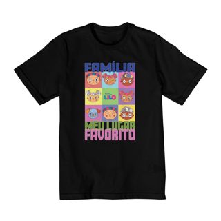 Nome do produto Camiseta Infantil Quality Família Meu Lugar Favorito (10 a 14)