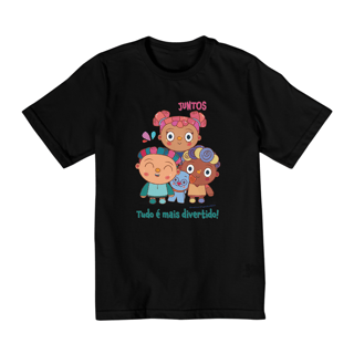 Nome do produto Camiseta Infantil Quality Juntos Tudo é Mais Divertido (2 a 8)