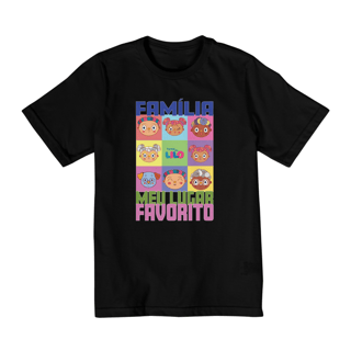 Camiseta Infantil Quality Família Meu Lugar Favorito (2 a 8)