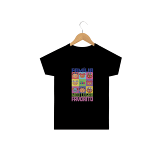Nome do produto Camiseta Infantil Classic Família Meu Lugar Favorito