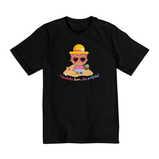 Nome do produto Camiseta Infantil Quality Ventinho Bom Dia Perfeito (10 a 14)