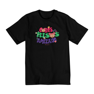 Nome do produto Camiseta Infantil Quality Cores Risadas Amizade (2 a 8)