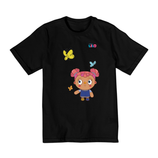 Nome do produto Camiseta Infantil Quality Borboletas (10 A 14)