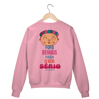 Nome do produto Moletom Careca Fofo Demais Para Ser Sério