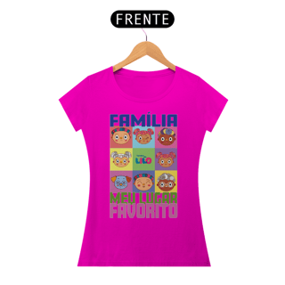 Nome do produto Camiseta Feminina Família Meu Lugar Favorito