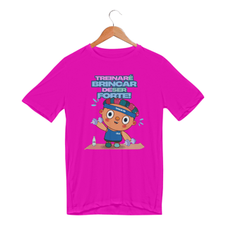 Nome do produto Camiseta Sport Dry Treinar é Brincar de Ser Forte