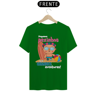Camiseta Quality Pequenos Pezinhos Grandes Aventuras
