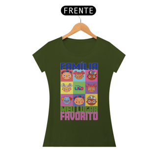 Nome do produto Camiseta Feminina Família Meu Lugar Favorito