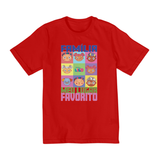 Nome do produto Camiseta Infantil Quality Família Meu Lugar Favorito (10 a 14)