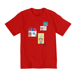 Nome do produto Camiseta Infantil Quality Quadrinhos (2 a 8)