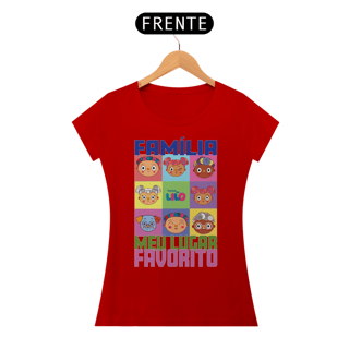 Nome do produto Camiseta Feminina Família Meu Lugar Favorito