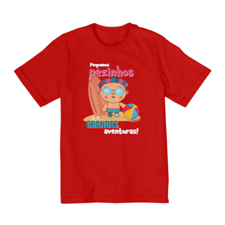 Nome do produto Camiseta Infantil Quality Pequeno Pezinho Grandes Aventuras (10 a 14)