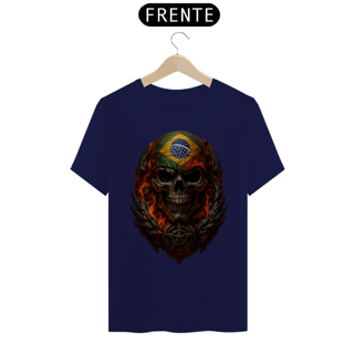 Nome do produto CAMISETA CAVEIRA DE AÇO BRASIL