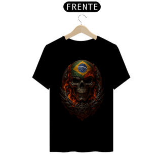 Nome do produto CAMISETA CAVEIRA DE AÇO BRASIL