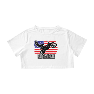 CAMISETA CROPPED ESTAMPADA