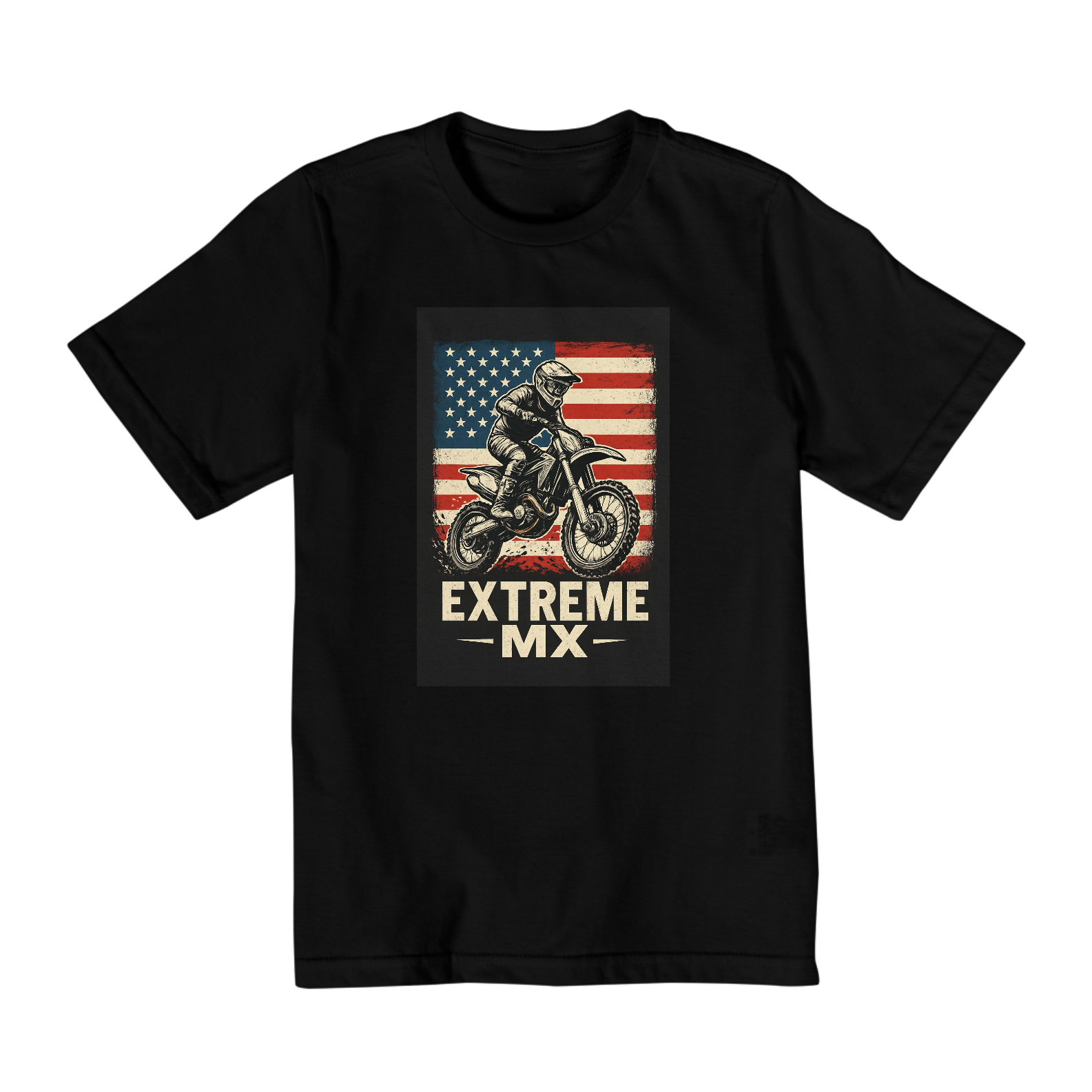 CAMISETA INFATIL QUALITY (10 A 14) EXTREMEMX ESTAMPADA