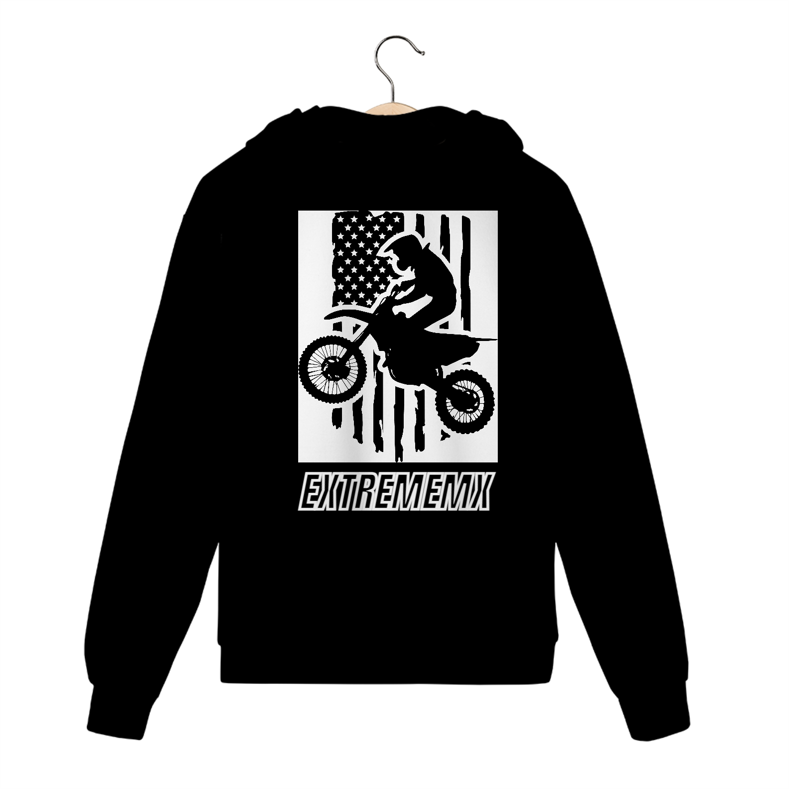 MOLETON COM ZIPER EXTREMEMX ESTAMPADO